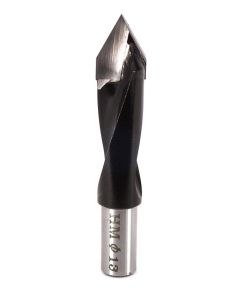 Whiteside DT13-70 RH Dowel Drill Thru Hole V-Point CT 13mmCD 70mmOAL