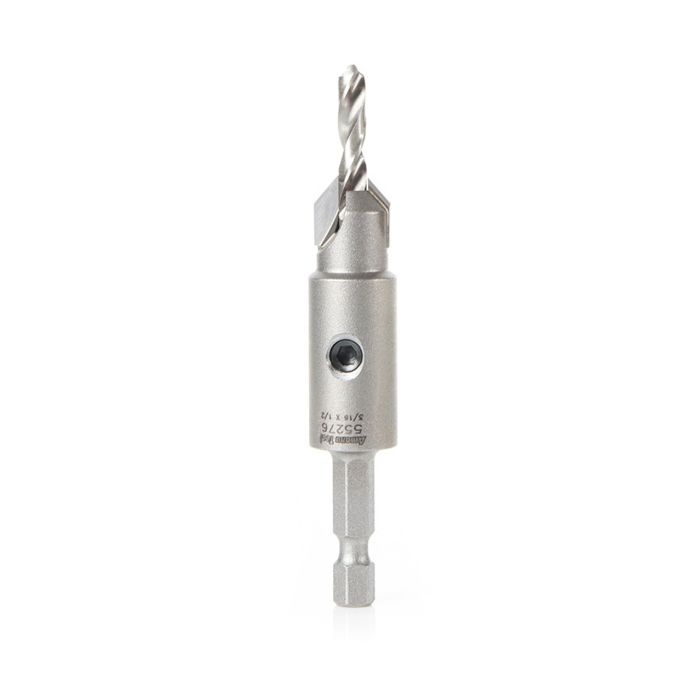 Amana tool 55276 Replacement 82 Degree Carbide Tipped Countersink 1/2 D x 3/16 Dril D x 1/4 Inch Quick Release Hex SHK for tool 55242