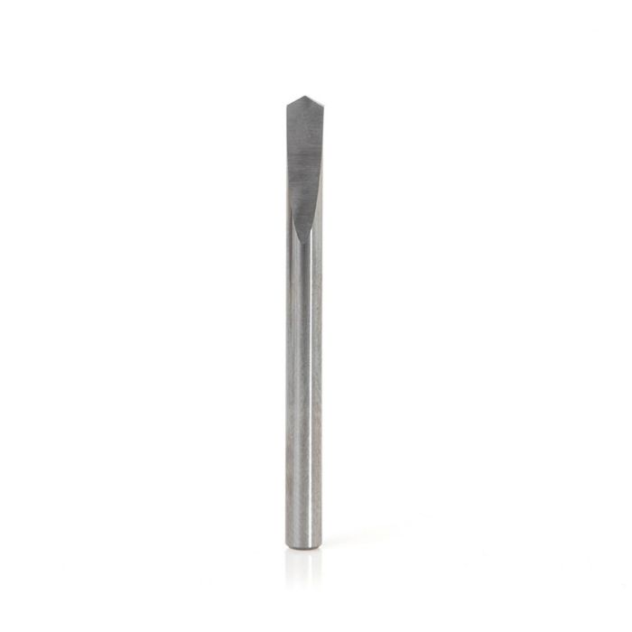 Amana tool 51682 SC Spiral for Steel, Stainless Steel & Non Ferrous Material 1/8 D x 7/16 CH x 1/8 SHK x 1-1/2 Inch Long Spade Dril / CNC Router Bit