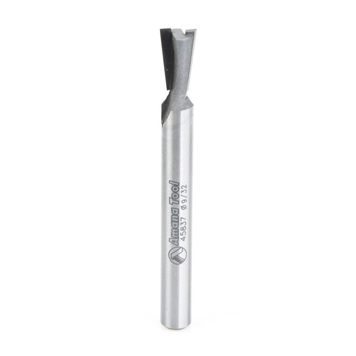 Amana tool 45837 Carbide Tipped Dovetail 6.24 Deg x 9/32 D x 1/2 CH x 1/4 Inch SHK Router Bit