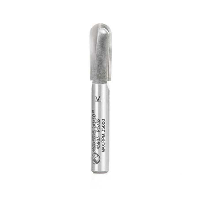 Amana tool 45903 Carbide Tipped Core Box 5/32 Radius x 5/16 Dia x 3/4 Cut Height x 1/4 Inch Shank Router Bit