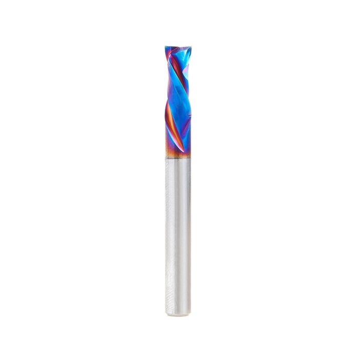 Amana tool 46029-K CNC SC Spektra Extreme tool Life Coated Mortise Compression Spiral 1/4 D x 5/8 CH 1/4 SHK 2-1/2 Inch Long 2 Flute Router Bit