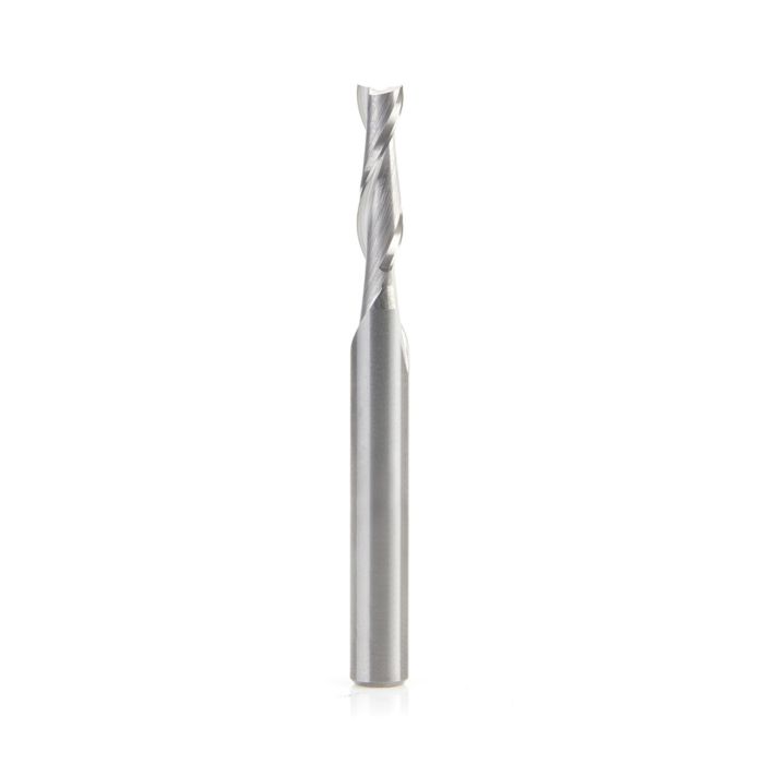 Amana tool 46062 SC Spiral Plunge 5mm D x 3/4 CH x 1/4 SHK x 2-1/2 Inch Long 2 Flute Up-Cut Router Bit