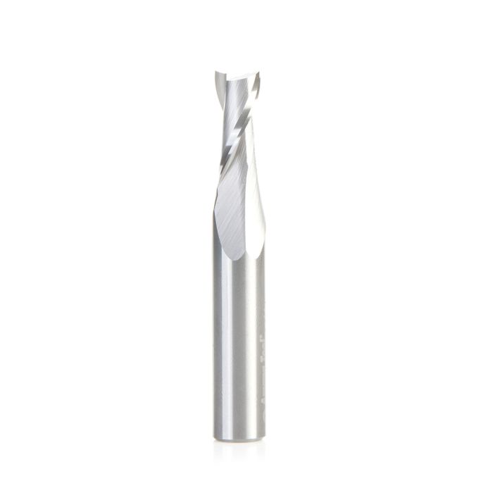 Amana tool 46063 SC Spiral Plunge 8mm D x 3/4 CH x 3/8 SHK x 2-1/2 Inch Long 2 Flute Up-Cut Router Bit