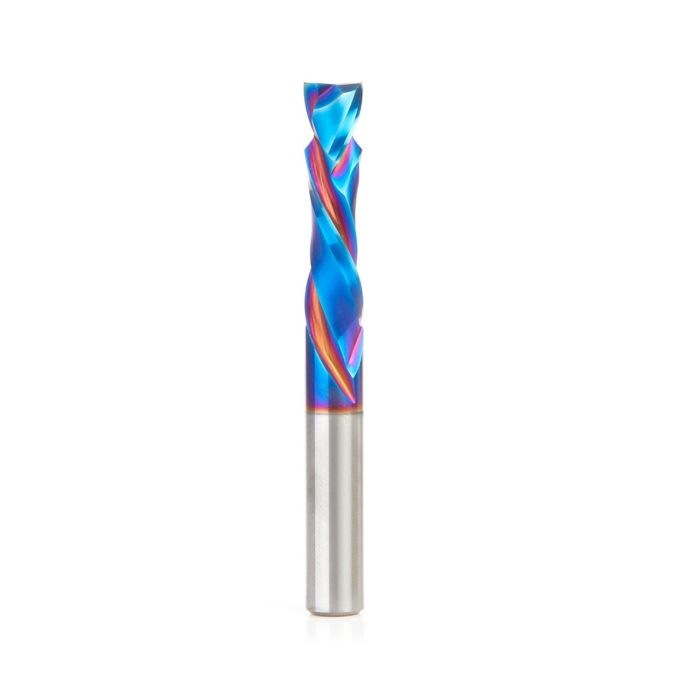 Amana tool 48308-K CNC SC Spektra Extreme tool Life Coated Compression Spiral 8mm D x 32mm CH x 8mm SHK x 71mm Long Router Bit