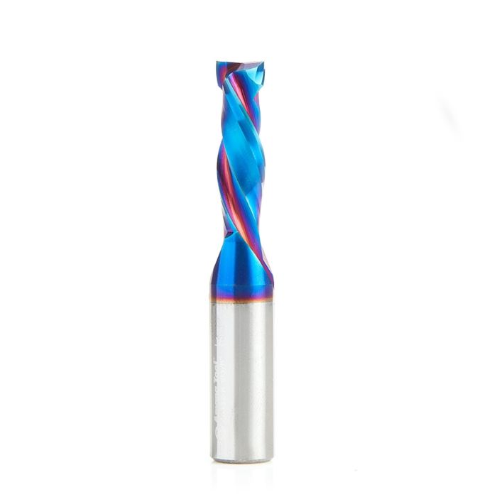 Amana tool 46352-K CNC SC Spektra Extreme tool Life Coated Mortise Compression Spiral 3/8 D x 1-1/4 CH 1/2 SHK 3 Inch Long 2 Flute Router Bit