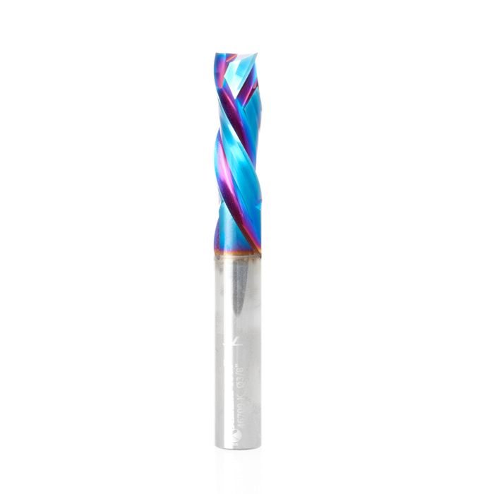 Amana tool 46709-K CNC SC Spektra Extreme tool Life Coated Compression Spiral 3/8 D x 1-1/8 CH x 3/8 SHK x 3 Inch Long 3 Flute Router Bit for Birch Plywood