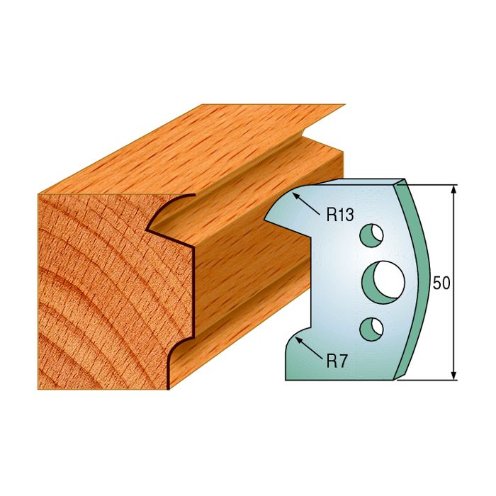 CMT 690.518 Pair of Profiled Knives for Shaper Cutters, 1-31/32-Inch Cutting Length, 5/32-Inch Thickness Shaper Cutter