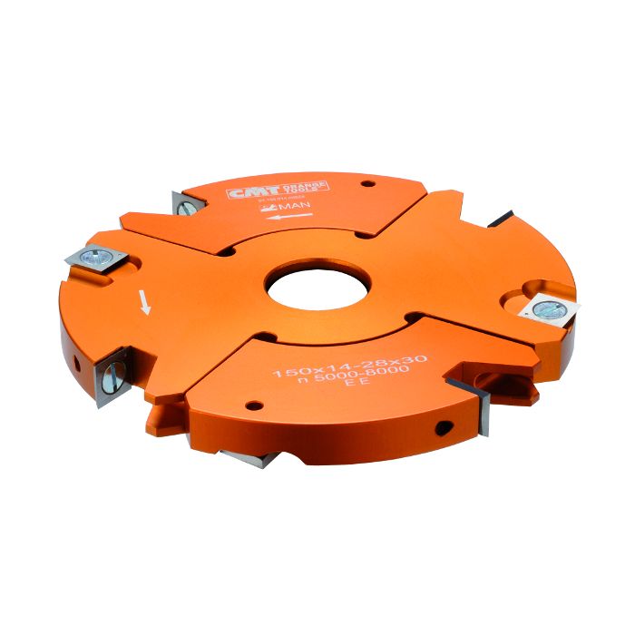 CMT 694.022.31 Two-Piece Adjustable Grooving Set, 6-11/16-Inch Diameter, 1-1/4-Inch Bore Shaper Cutter