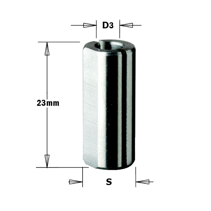 CMT 365.040.00 Bushing for twist drills, 4mm (5/32-inch) Diameter, 10mm Shank