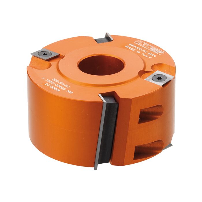 CMT 694.100.19 Rabbeting Cutter Head, 4-Inch Diameter, 3/4-Inch Bore Shaper Cutter