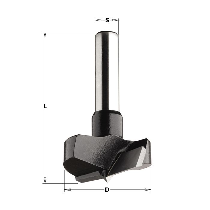 CMT 391.352.11 Hinge Boring Bit, 35mm (1-3/8-Inch) Diameter X 3/8-Inch shank