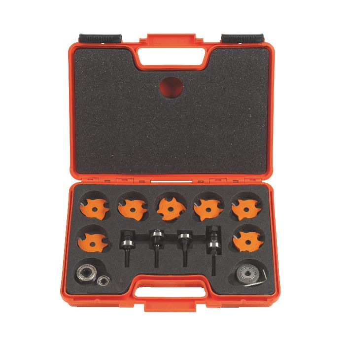 CMT 823.001.11 Slot Cutter Set in Carrying Case, 8mm bore