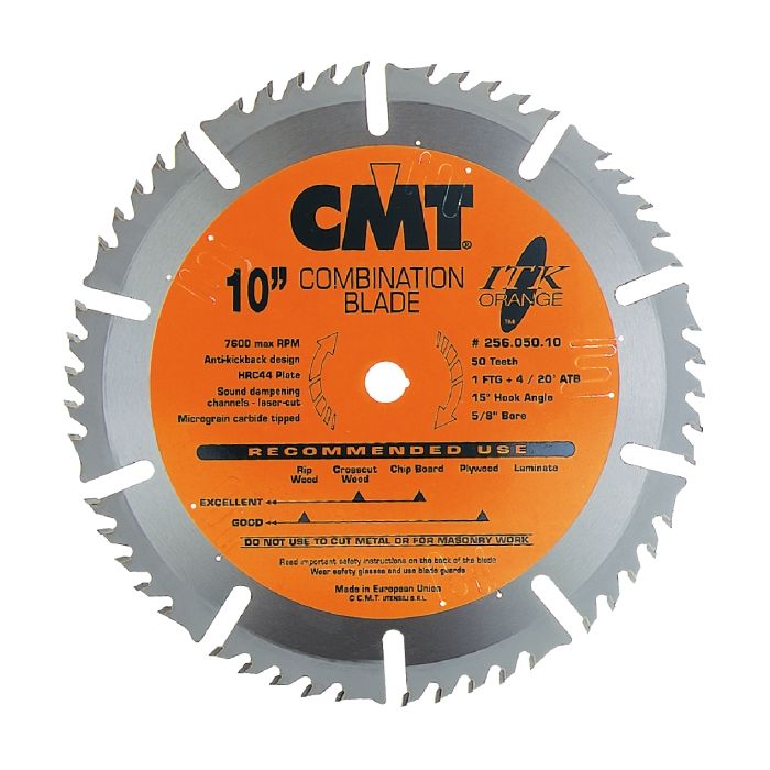 CMT 256.030.07-X10 10-pcs ITK Industrial Combination Saw Blade Masterpack, 7-1/4-Inch x 30 Teeth 1FTG+4ATB Grind with 5/8-Inch<> Bore