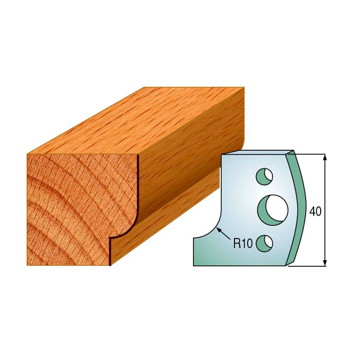 CMT 690.013 Pair of Profiled Knives for Shaper Cutters, 1-37/64-Inch Cutting Length, 5/32-Inch Thickness Shaper Cutter