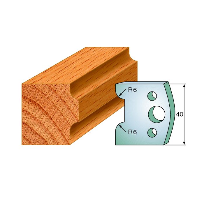 CMT 690.063 Pair of Profiled Knives for Shaper Cutters, 1-37/64-Inch Cutting Length, 5/32-Inch Thickness Shaper Cutter