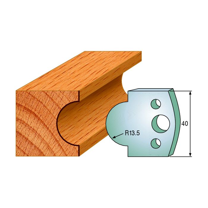 CMT 690.118 Pair of Profiled Knives for Shaper Cutters, 1-37/64-Inch Cutting Length, 5/32-Inch Thickness Shaper Cutter
