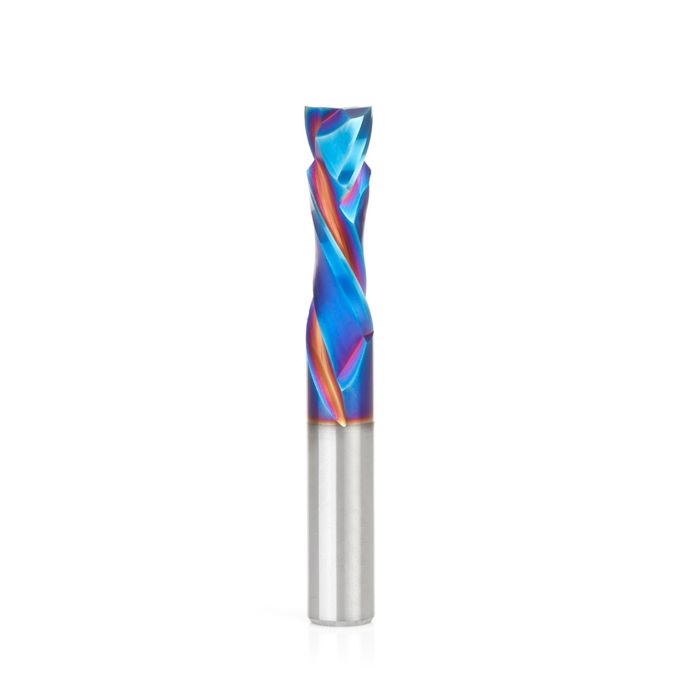 Amana tool 48312-K CNC SC Spektra Extreme tool Life Coated Compression Spiral 10mm D x 32mm CH x 10mm SHK x 76mm Long Router Bit