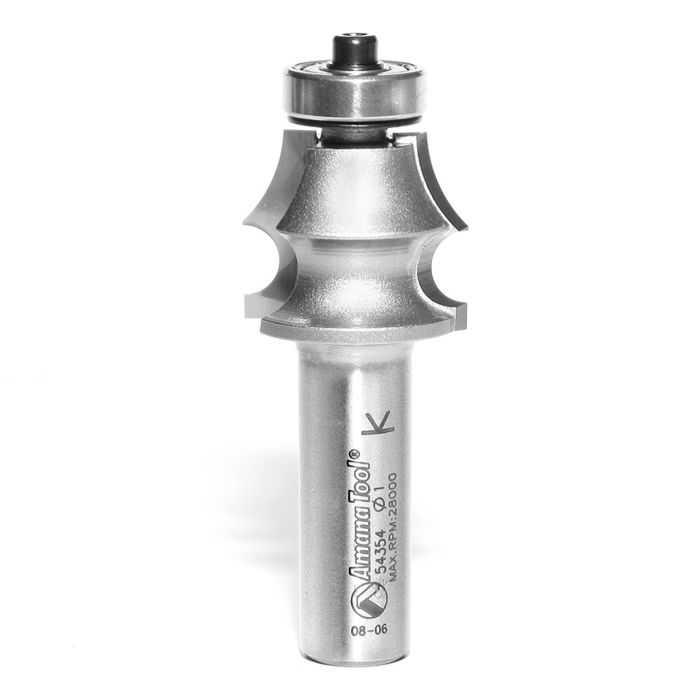 Amana tool 54354 Carbide Tipped Drawing Line 19/32 x 5/32 R x 1 Inch D x 7/8 CH x 1/2 SHK Router Bit