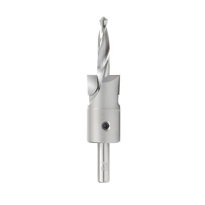 Amana tool 55143 Carbide Tipped Shankless Counterbore with Slow Spiral #24 Screw 1 D x 3/8 Dril D x 3/8 Dril SHK