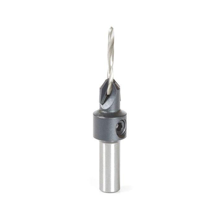 Amana tool 55200XL High Performance Carbide Tipped Countersink with AlTiN Coating, 11/32 D x 3/32 Dril D x 5/16 Round SHK, Includes HSS M2 Fuly Ground Dril Bit