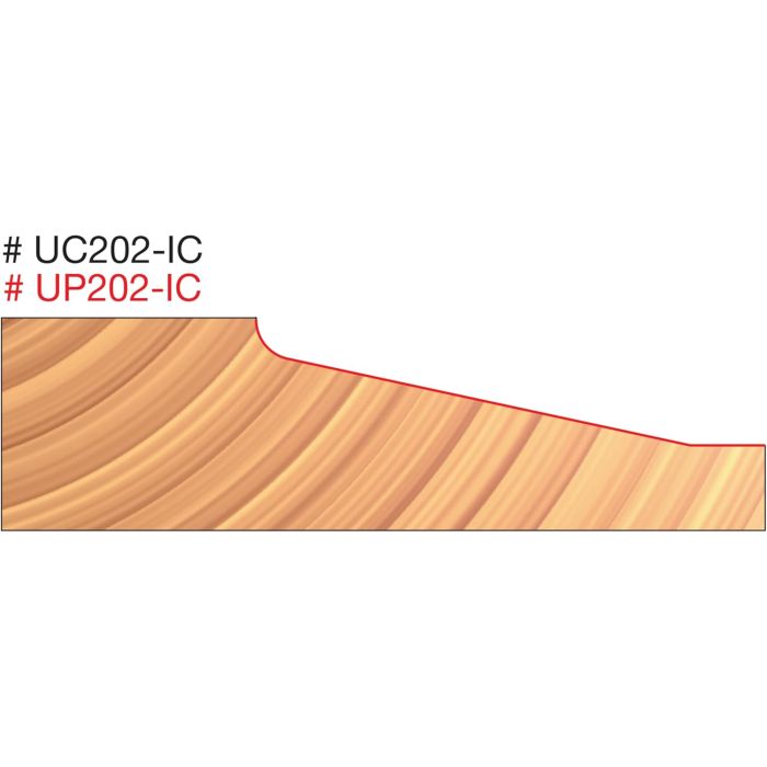 Freud UC202-IC 4-15/16" (Dia.) 2+2 Advanced Design Raised Panel Insert Shaper Cutter for 5/8" Stock with 3/4" bore