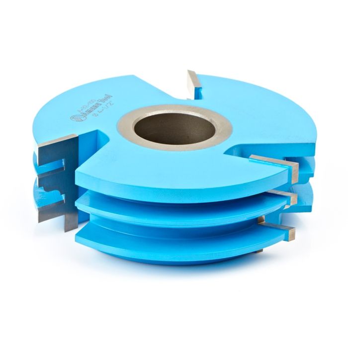 Amana tool A-32-100 Carbide Tipped 3-Wing Reversible Stile & Rail Ogee 1/8 R x 4-1/2 D x 1-1/2 CH x 1-1/4 Bore Shaper Cutter
