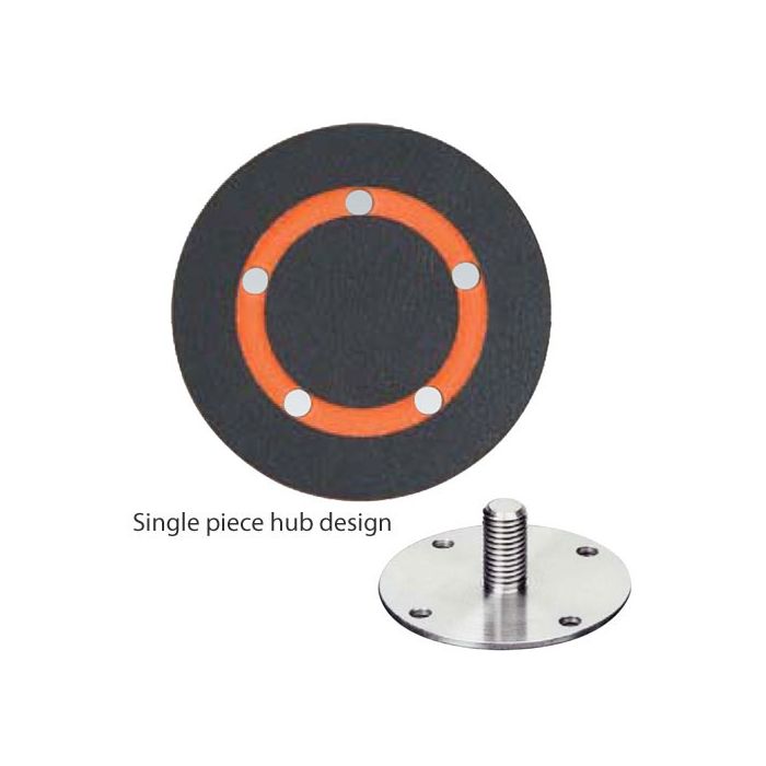 Dynabrade 56266 6" (152 mm) Dia. Vacuum Disc Pad, Vinyl-Face