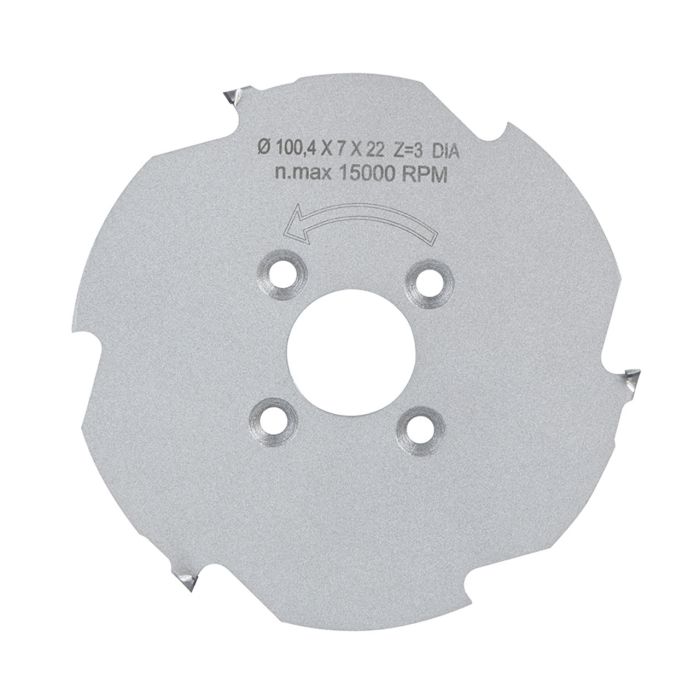 Amana tool LAM100T3-PCD Lamelo Cutter 100.4MM D x 3 Teeth, 22MM Bore for Zeta P2 Lamelo Porter Router