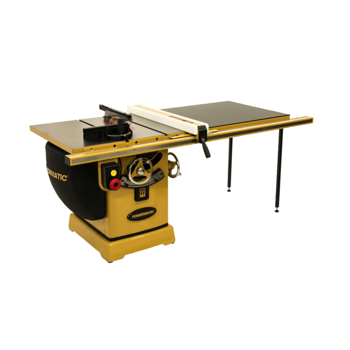 POWERMATIC 2000B Table Saw with Extension Table, 50" Rip, 3 HP, 1Ph 230V
