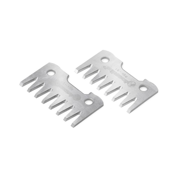 Amana tool RCK-91 Pair of Solid Carbide Insert CNC Replacement Knives 40 x 28 x 1.5mm for Finger Joint Shaper Cutter RC-2240