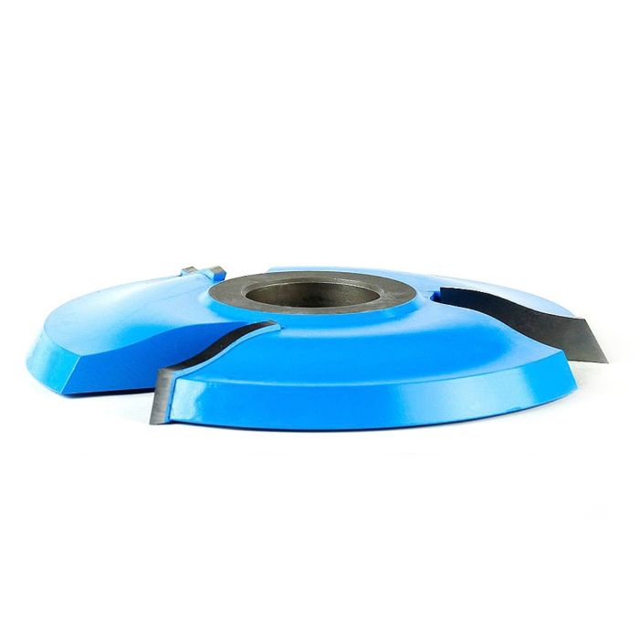Amana tool SC530 Carbide Tipped 3-Wing Decorative Raised Panel 28 Deg x 1-5/16 R x 5-1/2 D x 5/8 CH x 1 & 1-1/4 Bore Shaper Cutter for 5/8 Material