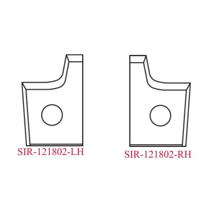 SOUTHEAST TOOL SIR-121802-3RH-MFA MFA    12 x 18 x 2 Insert with 3mm Rad  RH (pk 10)