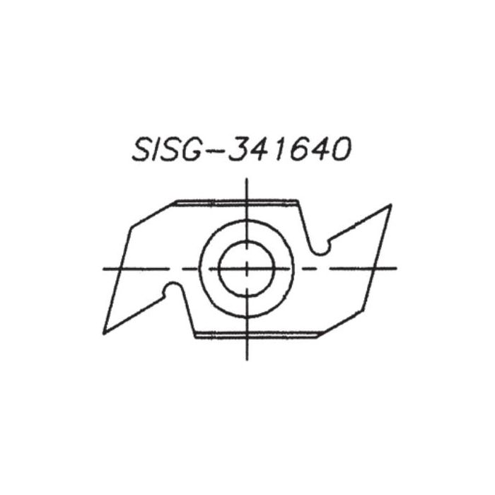 SOUTHEAST TOOL SISG-341640 Spur/Grooving Knife, 34 x 16 x 4.0  (Box of 10)