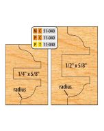 FREEBORN - PC-11-040 - CARBIDE DOUBLE SIDED COPE & PATTERN SET Shaper Cutter