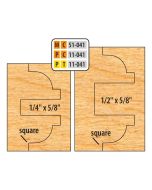 FREEBORN - PC-11-041 - CARBIDE DOUBLE SIDED COPE & PATTERN SET Shaper Cutter