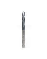 Amana tool 51651 CNC Solid Carbide 90 Deg V Spiral with AlTiN Coating for Steel & Stainless Steel 3/16 D x 5/8 CH x 3/16 SHK x 2 Inch Long Up-Cut Dril/Router Bit/End Mil