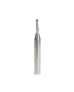 Amana tool 51526 Metric SC Spiral O Single Flute, Plastic Cutting 3 D x 12 CH x 6 SHK x 50mm Long Down-Cut CNC Router Bit with Mirror Finish