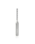 Amana tool 46292-U CNC 2D and 3D Carving 0.10 Deg Tapered Angle Flat Bottom x 1/8 D x 1-3/32 CH x 1/4 SHK x 2-1/2 Inch Long x 4 Flute SC Router Bit