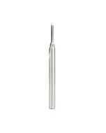 Amana tool HSS1501 Plastic Cutting, Single Straight O Flute 1/8 D x 5/8 CH x 1/4 SHK x 3-1/4 Inch Long High Speed Steel (HSS) Router Bit