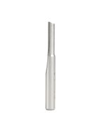 Amana tool HSS1504 Plastic Cutting, Single Straight O Flute 1/4 D x 3/4 CH x 1/4 SHK x 2-1/8 Inch Long High Speed Steel (HSS) Router Bit