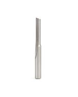 Amana tool HSS1506 Plastic Cutting, Single Straight O Flute 1/4 D x 1 CH x 1/4 SHK x 2-3/8 Inch Long High Speed Steel (HSS) Router Bit