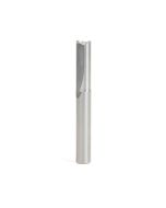 Amana tool 43607 Solid Carbide Double Straight V Flute, Plastic Cutting 1/4 D x 3/4 CH x 1/4 SHK x 2 Inch Long Router Bit