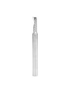 Amana tool 57321 Metric SC CNC Spiral O Single Flute, Plastic Cutting 5 D x 16 CH x 6 SHK x 64mm Long Up-Cut Router Bit with Mirror Finish