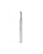Amana tool HSS1622 HSS Spiral Aluminum Cutting Single Flute Up-Cut 1/4 D x 5/8 CH x 1/4 Inch SHK Router Bit