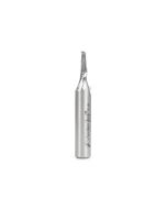 Amana tool HSS1623 HSS Spiral Aluminum Cutting Single Flute Up-Cut 1/4 D x 3/4 CH x 1/2 Inch SHK Router Bit