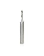 Amana tool 46433 Solid Carbide Spiral Plunge 1/8 D x 1/2 CH x 1/4 SHK x 2-1/4 Inch Long Down-Cut Router Bit