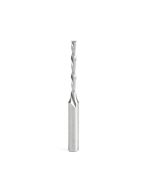 Amana tool 46564 CNC Solid Carbide CNC Foam Cutting Down-Cut Flat Bottom Spiral 1/8 D x 1-1/8 CH x 1/4 SHK x 2-1/2 Inch Long Router Bit