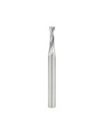 Amana tool 51763 SC CNC Spiral Double O Flute, Plastic Cutting 3/16 Dia x 5/8 CH x 1/4 Shank x 2-1/2 Inch Long Up-Cut Router Bit