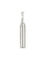 Amana tool HSS1635 HSS Spiral Aluminum Cutting Double Flute Up-Cut 1/4 D x 3/4 CH x 1/2 SHK 3-1/4 Inch Long Router Bit